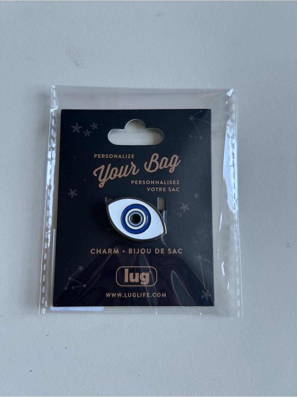 LUG NOVELTY BAG CHARM EVIL EYE BNIP